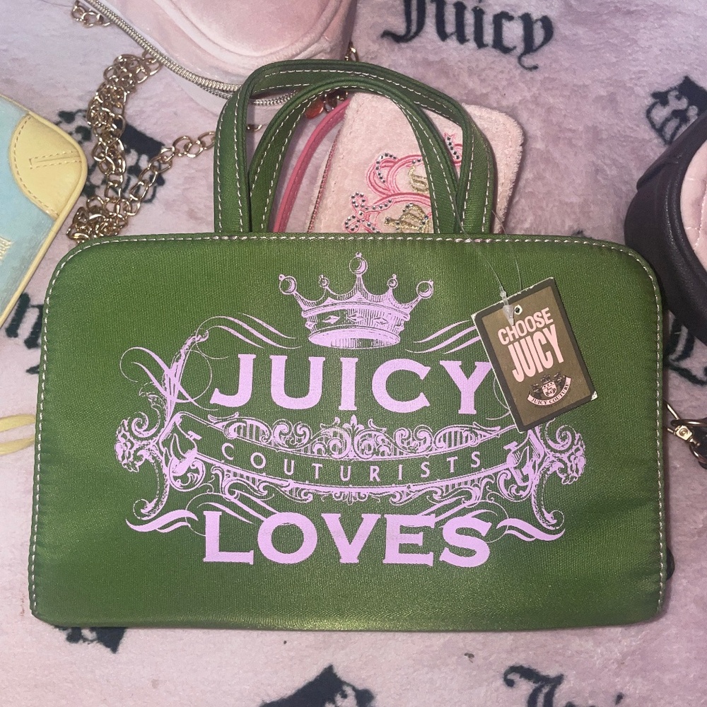 brand new juicy couture makeup bag